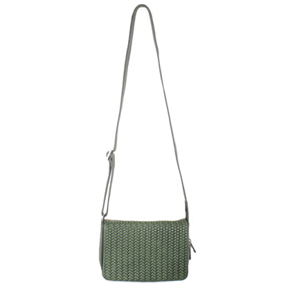 rankine žalia su pynėm ilgas plonas dirželis